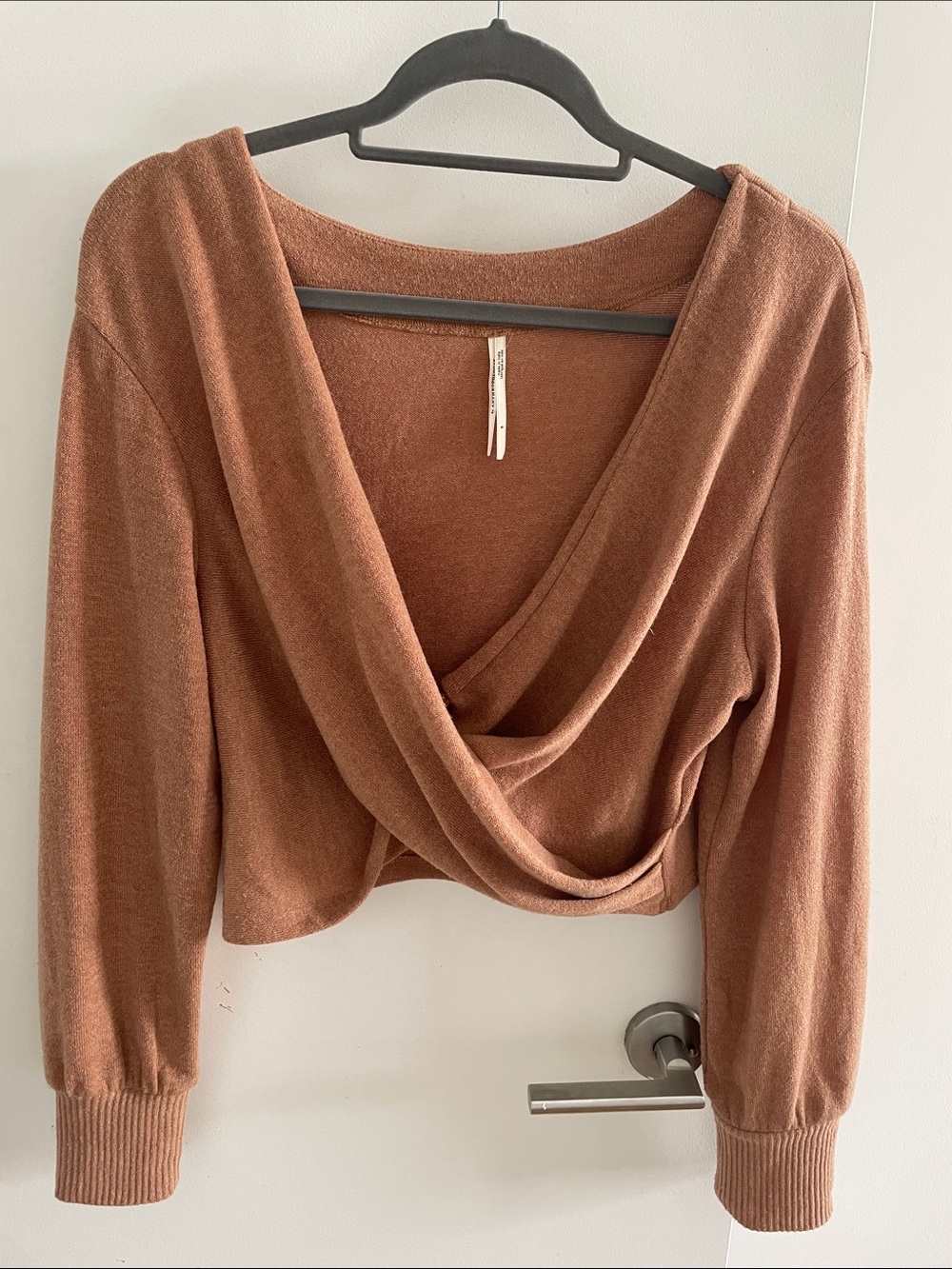 Anthropologie Cropped Cover-up - Rust